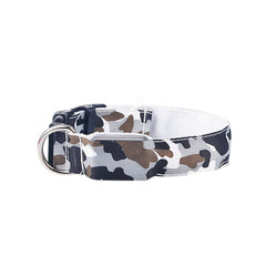 LED Glow Camouflage Dog Collar - Durable Pet Accessory