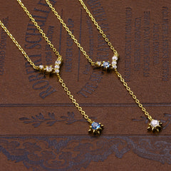 Five-pointed Star Y-shaped Tassel Necklace For Women