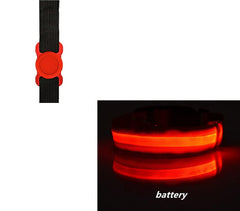 LED Luminous Dog Collar - Transparent Silicone Locator