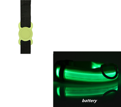 LED Luminous Dog Collar - Transparent Silicone Locator