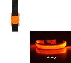 LED Luminous Dog Collar - Transparent Silicone Locator