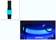 LED Luminous Dog Collar - Transparent Silicone Locator