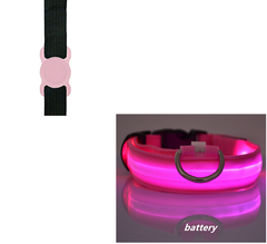 LED Luminous Dog Collar - Transparent Silicone Locator