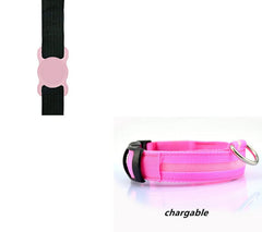 LED Luminous Dog Collar - Transparent Silicone Locator