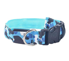 LED Glow Camouflage Dog Collar - Durable Pet Accessory