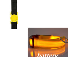 LED Luminous Dog Collar - Transparent Silicone Locator